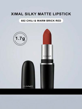 MAC أحمر شفاه ماك ماكسيمال ساتان مات - 602 شيلي أحمر - 1.7 جرام
