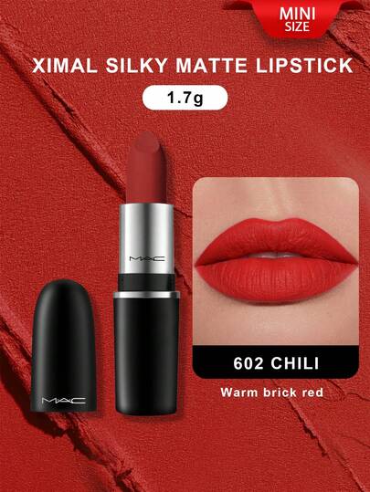 MAC أحمر شفاه ماك ماكسيمال ساتان مات - 602 شيلي أحمر - 1.7 جرام