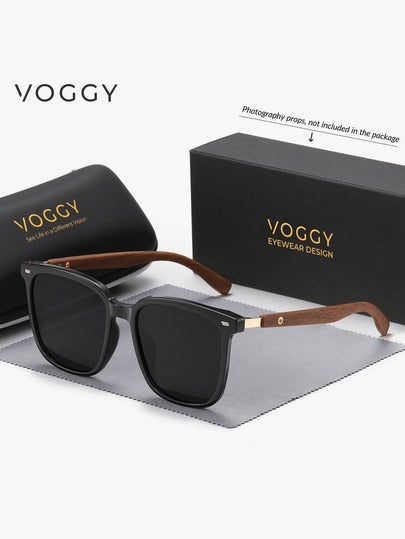 VOGGY نظارات معدنية كبيرة الحجم بطراز كلاسيكي خفيفة الوزن من فوجي، سياسة مستدامة، للرجال والنساء، مناسبة للرياضة والقيادة والأنشطة الخارجية والدراجات والصيد والعطلات والسفر والحفلات والديكور، هدايا لحفلات الصيف والشاطئ والأنشطة الخارجية والسفر