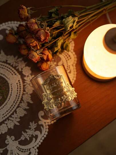 Cirelle شمعة صويا معطرة بالليمون والمريمية والفانيليا - شمعة معطرة في وعاء طويلة الاستخدام، عطر استرخائي للتخفيف من التوتر، هدية ديكور منزلي مثالية