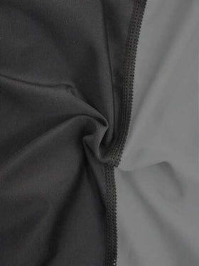 Manfinity Swimmode جمبسوت سباحة قصيرة الأكمام بألوان متباينة للرجال للشاطئ والعطلات