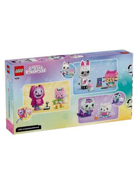 LEGO كتل البناء غابي دمية المنزل - قطط الطوب لغابي، لعبة للبنات والأولاد 6+ سنوات، مجموعة لعب الأدوار مع 6 أشكال حيوانات لعبة، هدية عيد الميلاد 11215
