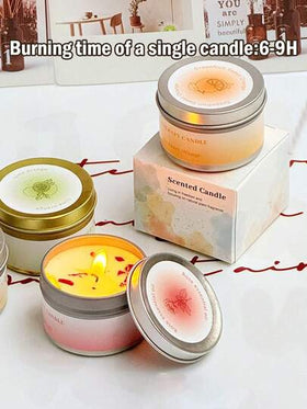 شمع معطر بالزهور المجففة من شمع الصويا، هدايا الزفاف، شموع معطرة بالزهور، شموع معطرة بالذهب والفضة، مناسبة لديكور الزفاف وعيد الميلاد وعيد الحب وعيد الأم وعيد الأب، ديكور الغرفة، طقم هدايا الشموع، ديكور غرفة النوم، ديكور المنزل في رمضان