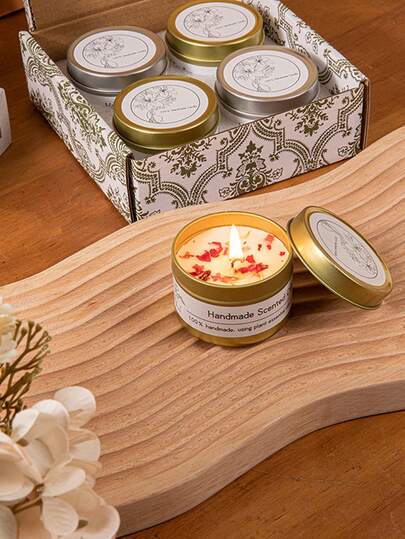 شمع معطر بالزهور المجففة من شمع الصويا، هدايا الزفاف، شموع معطرة بالزهور، شموع معطرة بالذهب والفضة، مناسبة لديكور الزفاف وعيد الميلاد وعيد الحب وعيد الأم وعيد الأب، ديكور الغرفة، طقم هدايا الشموع، ديكور غرفة النوم، ديكور المنزل في رمضان