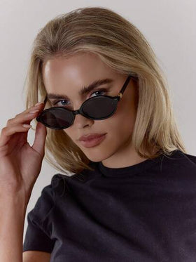 MUSERA نظارات شفافة بإطار بيضاوي على شكل قشر السلحفاة