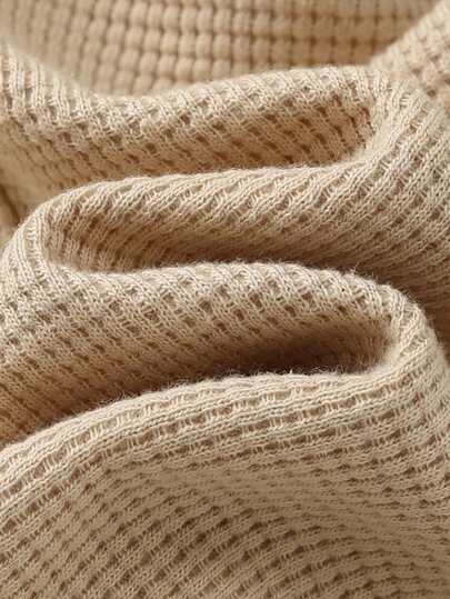 Cozy Pixies مجموعة ملابس علوية طويلة الأكمام بياقة طاقم وبنطال أوفر أولات مطرزة بنقشة الدب الكرتوني الناعمة للأطفال الصبيان، قطعتان