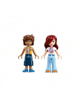 LEGO مكعبات بناء (مكعبات بناء) سلسلة الأصدقاء شاحنة توصيل كعكة وحيد القرن، لعبة مكعبات بناء، مناسبة للبنات والأولاد فوق 4 سنوات، تتضمن الشخصيات الصغيرة بايزلي وليو والإكسسوارات، فكرة هدية عيد ميلاد، 42675