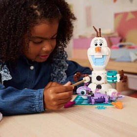 LEGO لعبة بناء ليغو متعة نزهة أولاف وبروني - ألعاب ملكة الثلج للبنات والأولاد، من عمر 7 سنوات فما فوق - هدايا للأطفال والمعجبين - 43287
