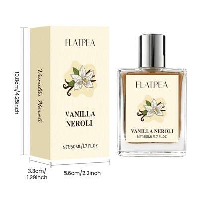 1.7 أونصة سائل رذاذ عطري بنكهة الفانيليا وزهر البرتقال، صيغة لطيفة خالية من الكحول، رائحة زهرية منعشة للنساء، طويلة الأمد، للجسم والشعر، هدية مثالية لعيد الميلاد وعيد الحب، 50 مل