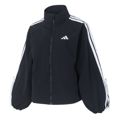 Adidas طقم رياضي نسائي: جاكيت بياقة عالية + بنطال. فضفاض ومريح وبسيط، مناسب للارتداء اليومي. بنطال خفيف الوزن وفضفاض مناسب للتنقلات الخارجية.