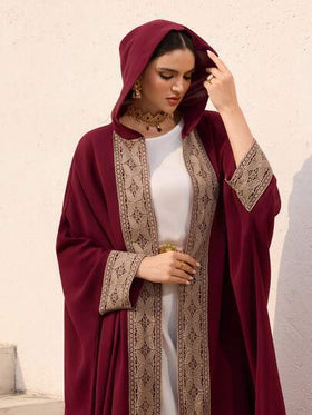 Al Najma رمضان عباءة محافظة مع كابوشون للنساء