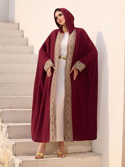 Al Najma رمضان عباءة محافظة مع كابوشون للنساء