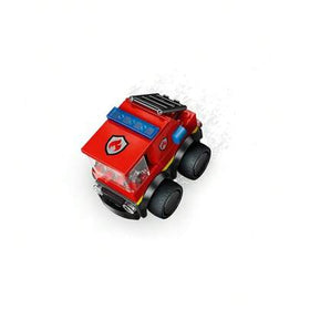 LEGO مجموعة دمى شاحنة إطفاء مدينة من قطع البناء - لعب دور الطوارئ للأطفال 5+ سنوات - تشمل سلم قابل للتمديد وشخصية رجل إطفاء صغيرة - هدية عيد ميلاد