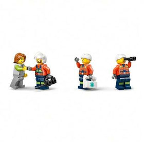 LEGO لعبة بناء طائرة إنقاذ الساحل من ليغو سيتي - مجموعة لعب الاستجابة للطوارئ للأولاد والبنات من عمر 7 سنوات فما فوق - تشمل 4 شخصيات صغيرة، سمكة قرش، وقارب إنقاذ - فكرة هدية لأعياد الميلاد - 60503