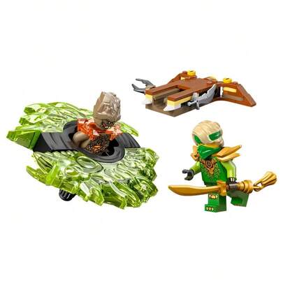 LEGO لعبة بناء سبينر ليجو نينجاجو لويد ضد وحش الأرض للأولاد والبنات - ألعاب نينجا وطقم لعب للأطفال، من عمر 6 سنوات فما فوق - تشمل 2 شخصية صغيرة للعب التمثيلي - فكرة هدية لأعياد الميلاد - 71850