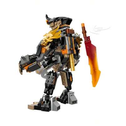 LEGO لعبة بناء ليغو نينجاغو مكافحة مهمة كول وتنين زين، للأولاد والبنات والأطفال من عمر 7 سنوات فما فوق - آلية قابلة للحركة مع شخصيات كول ووحش الحمض وزين للعب التظاهري - فكرة هدية لأعياد الميلاد - 71854