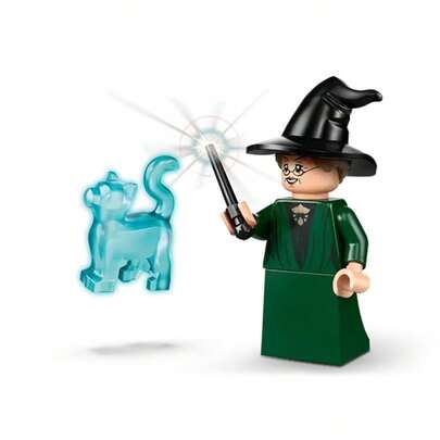 LEGO قلعة هوغوارتس من ليغو هاري بوتر: لعبة بناء طقوس قبعة الفرز للأولاد والبنات - مجموعة لعب تمثيلية للأطفال، من عمر 7 سنوات فما فوق - مع 4 شخصيات صغيرة وشكل لعبة قطة باترونوس - فكرة هدية لأعياد الميلاد - 76460