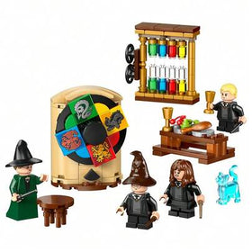 LEGO قلعة هوغوارتس من ليغو هاري بوتر: لعبة بناء طقوس قبعة الفرز للأولاد والبنات - مجموعة لعب تمثيلية للأطفال، من عمر 7 سنوات فما فوق - مع 4 شخصيات صغيرة وشكل لعبة قطة باترونوس - فكرة هدية لأعياد الميلاد - 76460