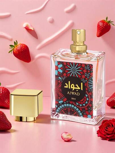 رذاذ عطري مسك وفراولة - عطر طويل الأمد، طبيعي وطازج، مرطب هواء محمول مثالي للحفلات والأعياد وهدايا عيد الميلاد للصديقة