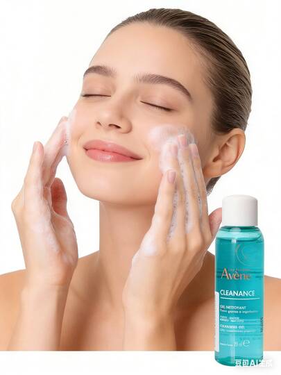 Avene جل منظف أفين كلينانس للتحكم في الزيوت، مناسب للبشرة الدهنية والمعرضة للشوائب - حجم صغير للسفر 25 مل
