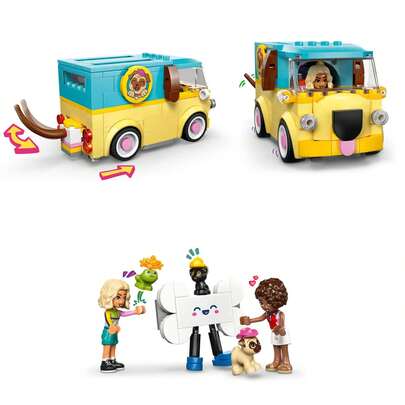 LEGO لعبة بناء فان اكسسوارات الحيوانات الأليفة من ليغو فريندز - لعبة تظاهر للأطفال، للبنات والأولاد، من عمر 6 سنوات فما فوق - مع الشخصيتين نوفا وعليا الصغيرتين، 3 أشكال حيوانات أليفة، واكسسوارات - فكرة هدية لأعياد الميلاد - 42678