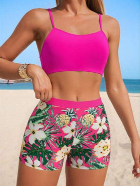 Swim Lushoire بيكيني بحزام رفيع ضيق للنساء، صيفي