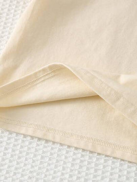 Cozy Pixies مجموعة ملابس علوية بياقة بولو وشورت بخصر مطاطي بنقشة الدب الكرتوني للأطفال الصبيان، قطعتان