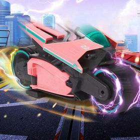 Spin Master لعبة سيارة دراجة نارية سوبر من فيلم باترول الكلاب، تأتي مع الكلاب السوبر ليبرتي وجونيور باترولر
