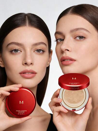 أساس كشكش MISSHA SPF45 PA+++، مرطب وطويل الأمد، مكياج كشكش كوري للإشراق الطبيعي والبشرة المرطبة