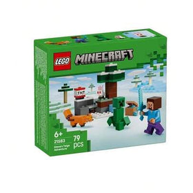 LEGO لعبة بناء الألغاز ليغو ماينكرافت سلسلة 21583 مغامرة غابة الصنوبر لستيف