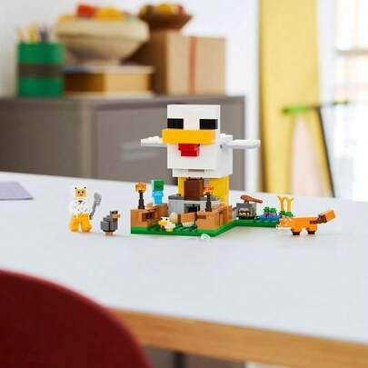LEGO ليغو 21585 مزرعة الدجاج سلسلة ماينكرافت لعبة تجميع للأولاد