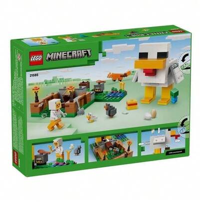 LEGO ليغو 21585 مزرعة الدجاج سلسلة ماينكرافت لعبة تجميع للأولاد