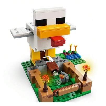 LEGO ليغو 21585 مزرعة الدجاج سلسلة ماينكرافت لعبة تجميع للأولاد