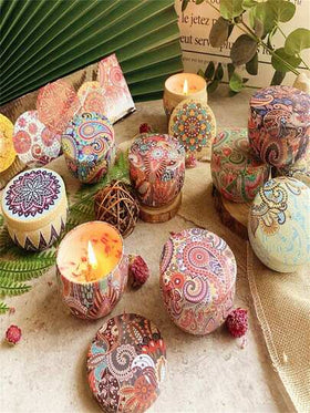 شموع معطرة، شموع في أوعية، حاملات شموع من شمع الصويا المصنوع يدويًا، ديكورات للزفاف والأعياد، هدايا مثالية للأصدقاء والعائلة، عيد الميلاد، عيد الحب أو عيد الأم، شموع في علب معدنية للسفر، مجموعات هدايا العلاج بالروائح، ديكور المنزل، ديكور الغرفة، ديكور الح