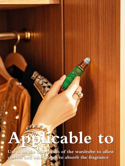 EMBRACEX. زيت عطر عربي من دبي 10 مل، زيت عطر بتطبيق بالكرة، رائحة طويلة الأمد، علامة تجارية فاخرة، زيت عالي الجودة، أطلق سحرك الشخصي، هدية مثالية للرجال والنساء، 0.33 أونصة سائلة