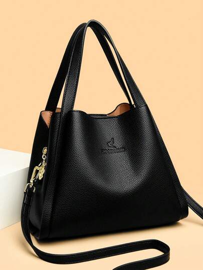 حقيبة دلو جديدة، سعة كبيرة، حقيبة يد للنساء، محمولة، حقيبة كتف وعبر الجسم، 3 في 1، مناسبة للسفر إلى الخارج، متعددة الاستخدامات، جودة جيدة، للتنقل، للخارج، كاجوال، متعددة السيناريوهات، متينة وسهلة الاستخدام