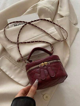 حقيبة صغيرة خفيفة الوزن، حقيبة سلسلة، حقيبة مبطنة، حقيبة يد، حقيبة دلو، مناسبة للفتيات وطالبات الجامعة والسيدات العاملات، مثالية للمكتب والجامعة والعمل والتنقل والأنشطة الخارجية والسفر والخروجات، ضرورية للاحتفال برأس السنة الجديدة