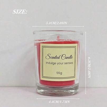 1 قطعة مجموعة هدايا شموع معطرة على طراز INS، شمعة معطرة بزجاجة، شمع صويا بلا دخان، صندوق هدايا شموع للنساء، شمعة معطرة صويا طويلة الأمد، عطر المنزل، ديكور الغرفة، هدية عيد ميلاد وعيد الشكر، هدية مثالية للأصدقاء والعائلة