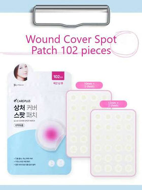 Olive Young صندوقان من بقع علاج حب الشباب Care Plus، 102 قطعة، ملصقات للوجه، العناية الكورية بالبشرة، مستحضرات التجميل الكورية