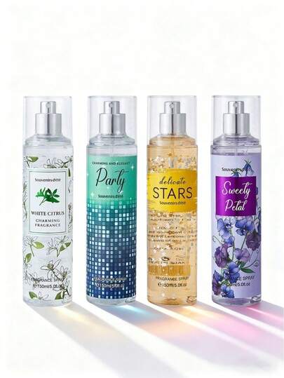 رذاذ عطر جديد للأقمشة 150 مل، رذاذ عطر للملابس، رائحة طازجة ومستمرة، معطر هواء مناسب للملابس والحمام والغرفة والخزانة والصالة والسيارة وغرف الفندق وهدايا ديكور المنزل والعلاج بالعطور والأجواء الخارجية وهدايا عيد الميلاد والتخرج