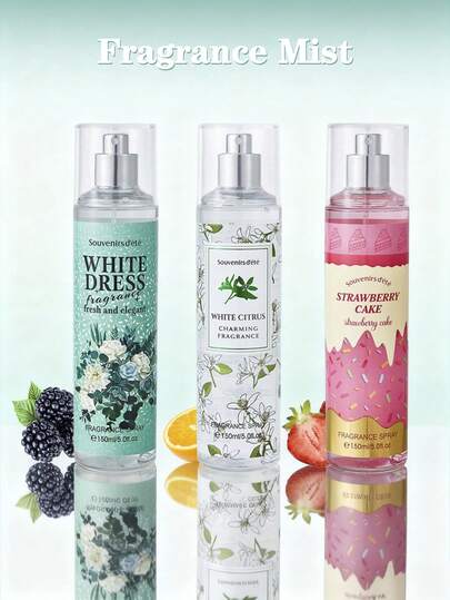 رذاذ عطر جديد للأقمشة 150 مل، رذاذ عطر للملابس، رائحة طازجة ومستمرة، معطر هواء مناسب للملابس والحمام والغرفة والخزانة والصالة والسيارة وغرف الفندق وهدايا ديكور المنزل والعلاج بالعطور والأجواء الخارجية وهدايا عيد الميلاد والتخرج