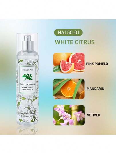 رذاذ عطر جديد للأقمشة 150 مل، رذاذ عطر للملابس، رائحة طازجة ومستمرة، معطر هواء مناسب للملابس والحمام والغرفة والخزانة والصالة والسيارة وغرف الفندق وهدايا ديكور المنزل والعلاج بالعطور والأجواء الخارجية وهدايا عيد الميلاد والتخرج