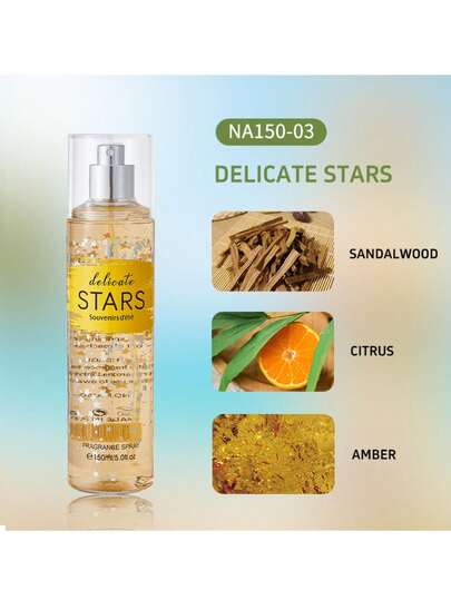 رذاذ عطر جديد للأقمشة 150 مل، رذاذ عطر للملابس، رائحة طازجة ومستمرة، معطر هواء مناسب للملابس والحمام والغرفة والخزانة والصالة والسيارة وغرف الفندق وهدايا ديكور المنزل والعلاج بالعطور والأجواء الخارجية وهدايا عيد الميلاد والتخرج