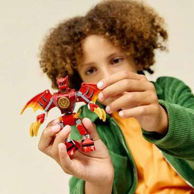 LEGO لعبة كاي الميكانيكية التنين من سلسلة نينجاجو 71851 ، لعبة كتل بناء للأولاد