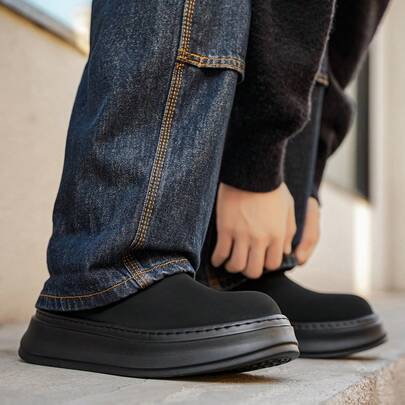 بوت تشيلسي بطراز بريطاني لفصلي الخريف والشتاء، بوت كلاسيكية عصرية عالية الرقبة للرجال، بوت كاجوال للعمل بطراز رجعي متعددة الاستخدامات
