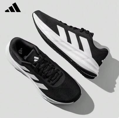Adidas أحذية رياضية للجنسين مضادة للانزلاق، متينة، قابلة للتنفس، خفيفة الوزن، ماصة للصدمات