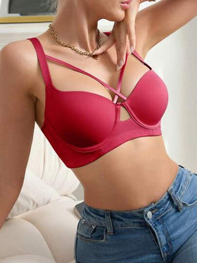حمالة صدر غير مرئية للصدور الكبيرة، حمالة صدر منخفضة بدون غرز، خفيفة ومثيرة