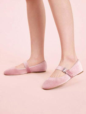 CUCCOO DOLLMOD أحذية نسائية كاجوال عصرية بتصميم إبزيم مسطحة