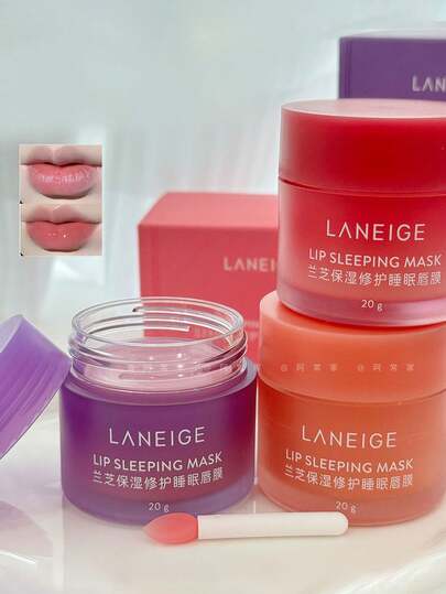Laneige 20 جرام قناع نوم للشفاه بعطر الخوخ، مغذي ومرطب عميق ويعالج الشفاه الجافة والمتقشرة. يزيل بلطف تقشير الشفاه ويعزز لون الشفاه، ويترك الشفاه ناعمة وملساء ومنعشة. مناسب للاستخدام ليلاً. | مستحضرات تجميل كورية ، مكياج كوري