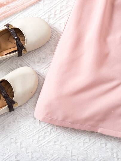 SHEIN معطف فتاة صغيرة مع طوق، أكمام طويلة، حزام، نمط شبكي بشكل فراشة على الجانب الأيسر، خيار هدية جذاب وجميل معطف فستان فراشة للبنات، فستان وردي للبنات، فستان طويل الأكمام للبنات، معطف فستان للبنات الصغيرات